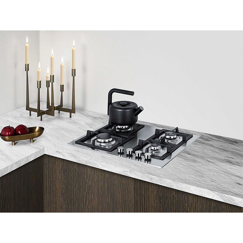 Summit 24 in. 4-Burner Natural Gas Cooktop - Stainless Steel, , hires