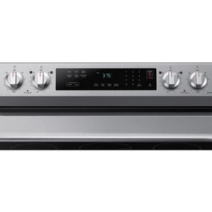 Samsung 30 in. 6.3 cu. ft. Smart Electric Range with Smoothtop Burners - Stainless Steel, Stainless Steel, hires