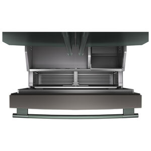 KitchenAid 36 in. 24.3 cu. ft. Counter Depth French Door Refrigerator with Internal Water Dispenser - Juniper, Juniper, hires