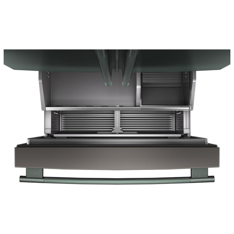 KitchenAid 36 in. 24.3 cu. ft. Counter Depth French Door Refrigerator with Internal Water Dispenser - Juniper, Juniper, hires