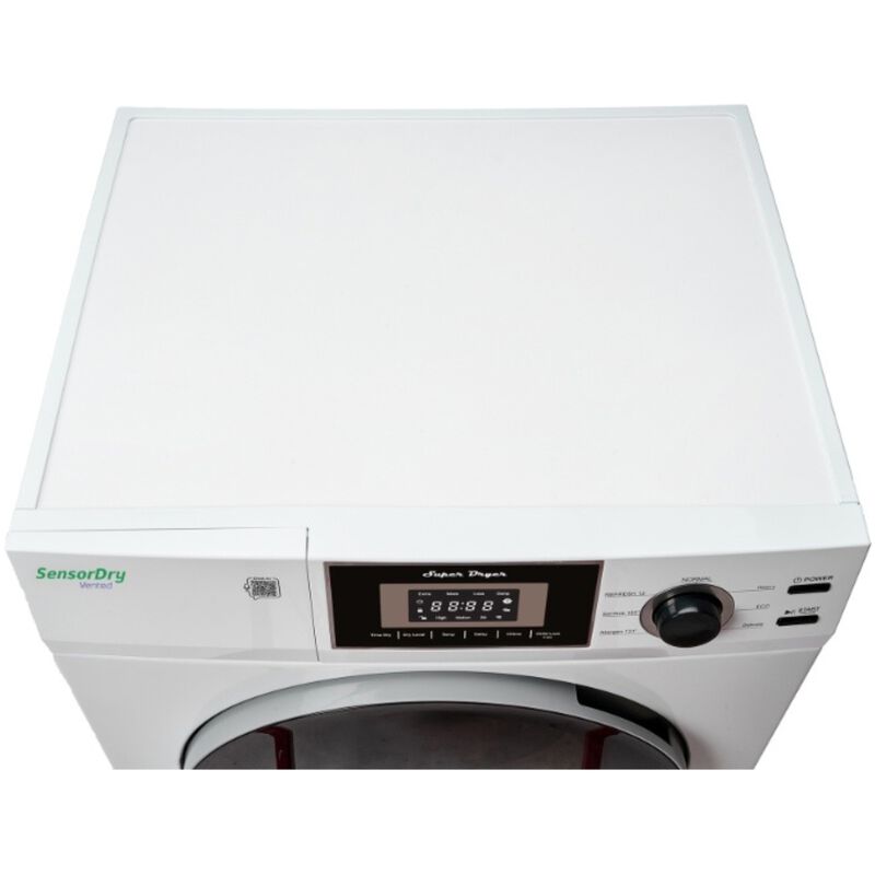 Equator Premium Compact 24 in. 3.1 cu. ft. Stackable Electric Dryer with Sensor Dry & Sanitize Cycle - White, , hires
