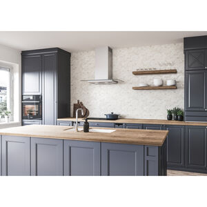 Zephyr 30 in. Convertible Chimney Style Range Hood with 600 CFM, 5 Fan Speeds & 2 LED Lights - Stainless Steel, , hires