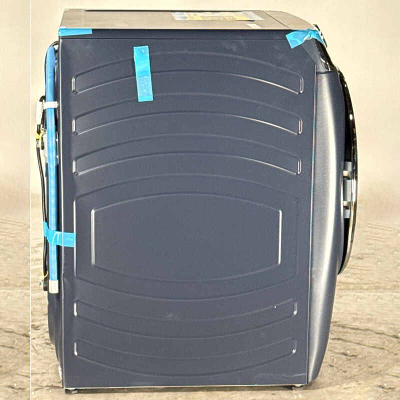 GE Profile 28 in. 5.3 cu. ft. Smart Stackable Front Load Energy Star Washer with UltraFresh Vent System+, Sanitize & Steam Cycle - Sapphire Blue (Open Box Good Condition), , hires