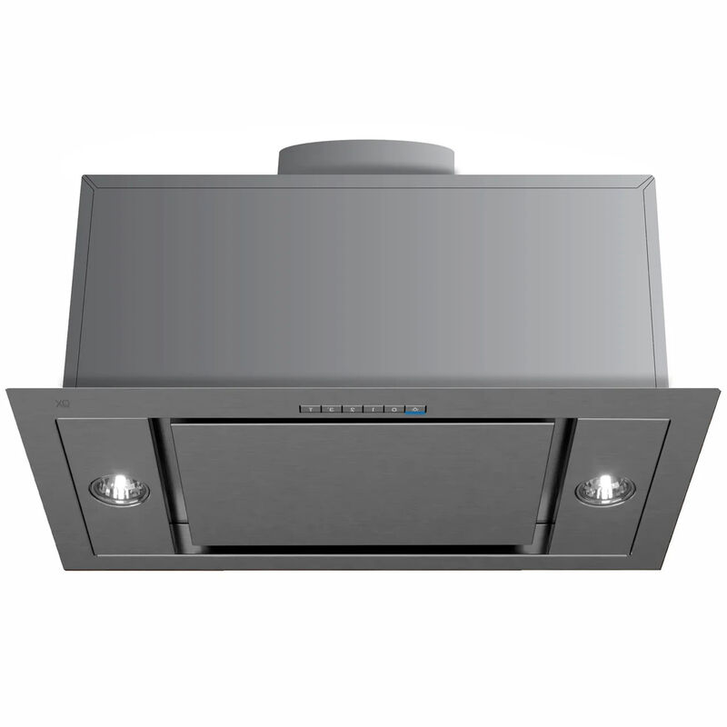 XO 28 in. Convertible Standard Style Range Hood with 600 CFM, 3 Fan Speeds & 2 LED Lights - Stainless Steel, , hires