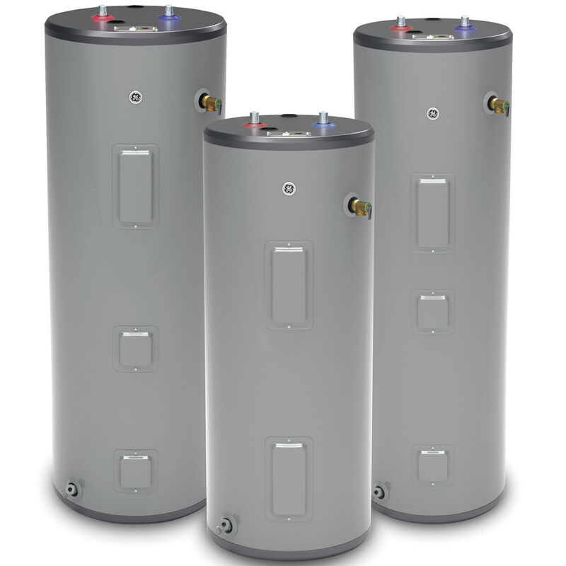 GE Electric 50 Gallon Tall Water Heater with 8-Year Parts Warranty, , hires