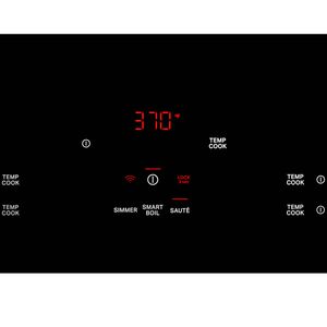 KitchenAid 36 in. 5-Burner Smart Induction Cooktop with Simmer Burner & Power Burner - Stainless Steel, , hires