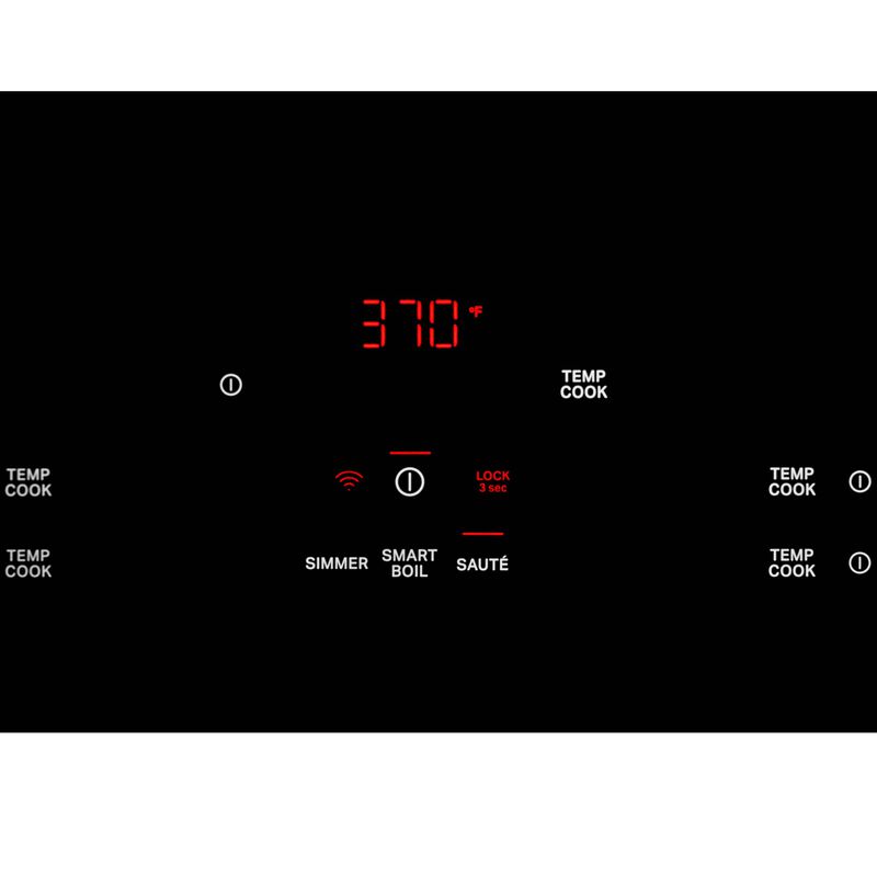 KitchenAid 36 in. 5-Burner Smart Induction Cooktop with Simmer Burner & Power Burner - Stainless Steel, , hires