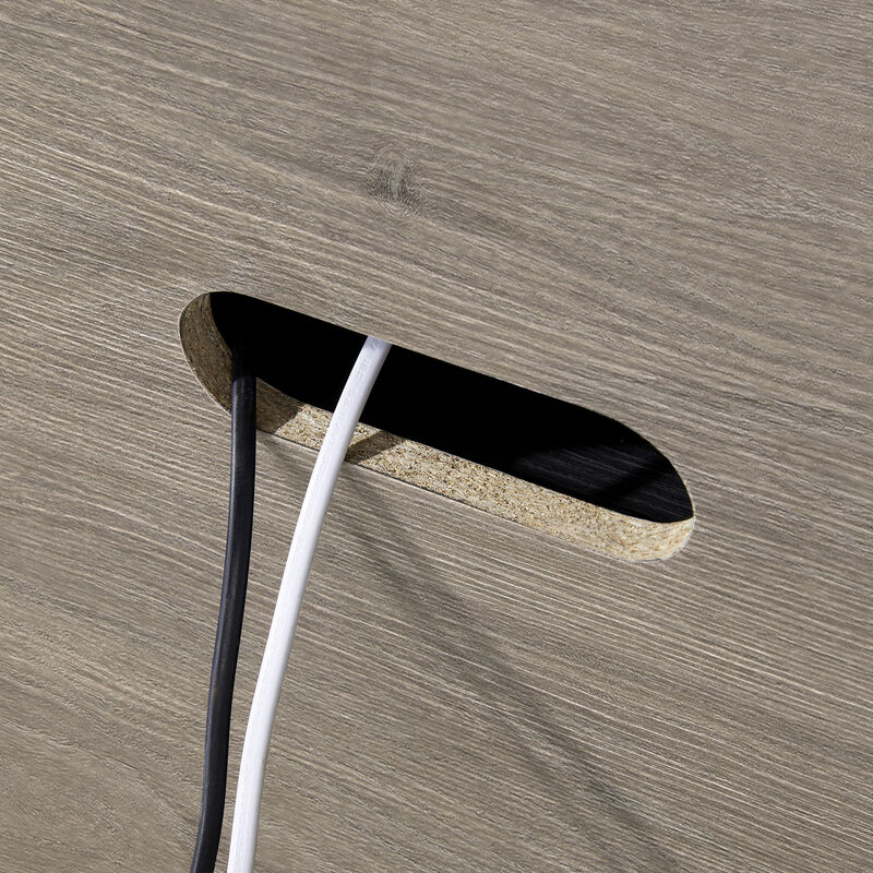 Hudson & Canal Chabot 28" Wide Rectangular Accent Cabinet -Antiqued Gray Oak, , hires