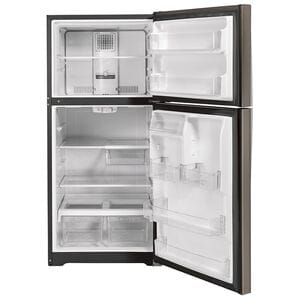 GE 33 in. 21.9 cu. ft. Garage Ready Top Freezer Refrigerator - Fingerprint Resistant Slate, Slate, hires