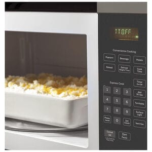 GE 30 in. 1.6 cu. ft. 1000W Over-the-Range Microwave with 300 CFM - Slate, Slate, hires