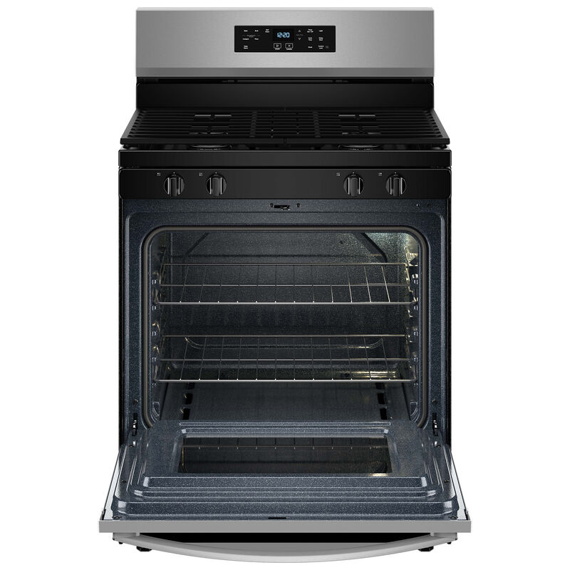 Whirlpool 30 in. 5.0 cu. ft. Oven Freestanding Natural Gas Range with 4 Sealed Burners - Stainless Steel, Stainless Steel, hires