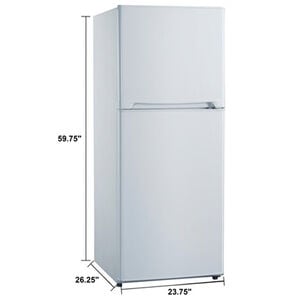 Avanti 24 in. 11.6 cu. ft. Counter Depth Top Freezer Refrigerator - White, , hires