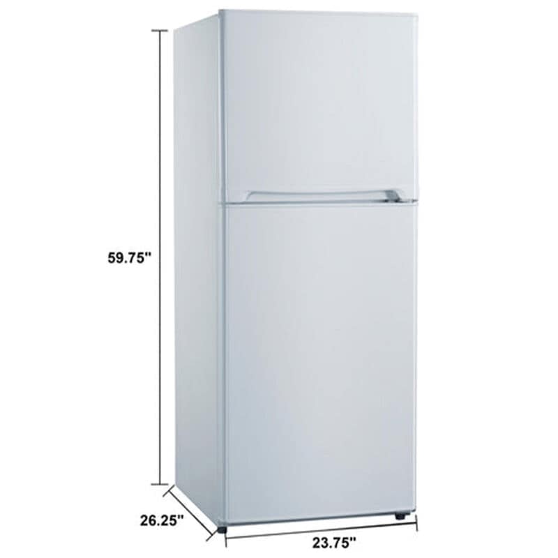 Avanti 24 in. 11.6 cu. ft. Counter Depth Top Freezer Refrigerator - White, , hires