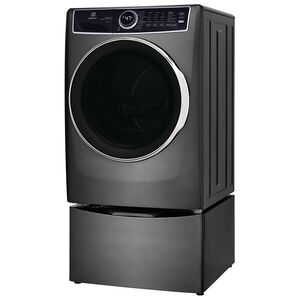 Electrolux 600 Series 27 in. 4.5 cu. ft. Stackable Front Load Washer with Perfect Steam, LuxCare Plus Wash System & SmartBoost -Titanium, Titanium, hires