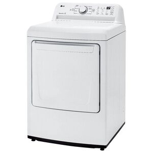 LG 27 in. 7.3 cu. ft. Electric Dryer with Sensor Dry Technology & Solid White Door Trim - White, , hires