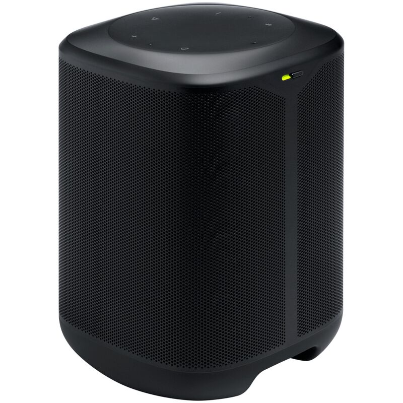 JBL COVE M1 Compact Wi-Fi Home Speaker (Each) - Black, Black, hires