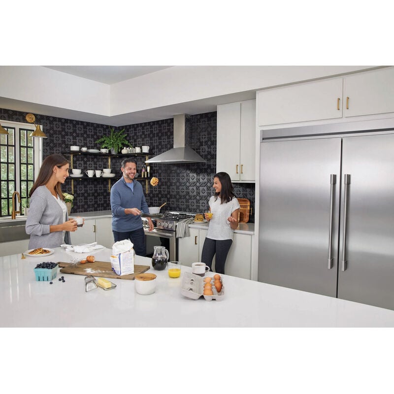 Frigidaire 30 in. Convertible Chimney Style Range Hood with 400 CFM, 3 Fan Speeds & 2 Halogen Lights - Stainless Steel, , hires