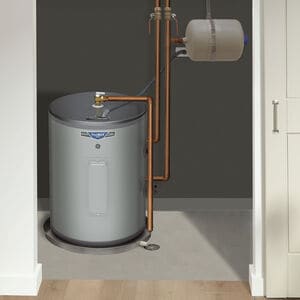 GE Electric 18 Gallon Medium to Large Point of Use Water Heater with 8-Year Parts Warranty, , hires