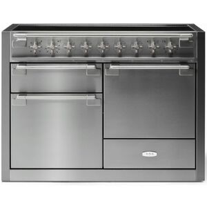AGA Elise 48 in. 6.0 cu. ft. True European Convection Double Oven Electric Range with 5 Induction Burners - Stainless Steel, , hires