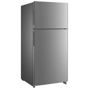 Avanti 30 in. 18.0 cu. ft. Apartment Size Top Freezer Refrigerator with Frost Free Freezer - Stainless Steel, , hires