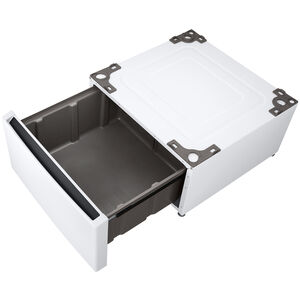 LG 27 in. Pedestal Storage Drawer with Basket - White, , hires