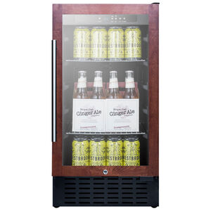 Summit 18 in. 2.7 cu. ft. Built-In/Freestanding Beverage Center with Adjustable Shelves & Digital Control - Custom Panel Ready, , hires