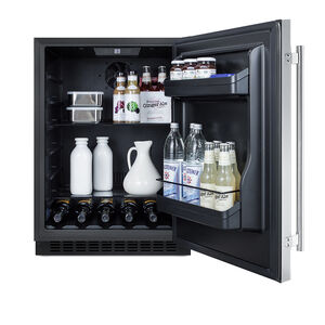 Summit Commercial 24 in. 4.8 cu. ft. Mini Fridge - Stainless Steel, , hires