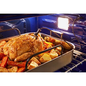 KitchenAid 30 in. 5 cu. ft. Smart Electric Single Wall Oven with True European Convection - Black Stainless Steel with PrintShield Finish, Black Stainless Steel with PrintShield Finish, hires