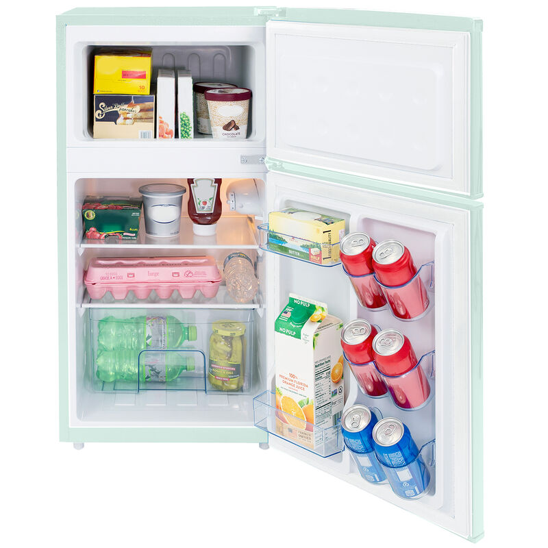 Avanti 18 in. 3 cu. ft. Mini Fridge with Top Freezer - Seafoam Green, Seafoam Green, hires