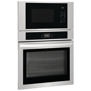 Frigidaire 30 in. 6.9 cu. ft. Electric Microwave/Wall Oven Combo with Standard Convection & Sensor Cooking - Stainless Steel, Stainless Steel, hires