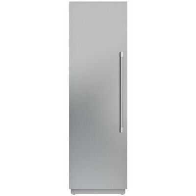 Thermador 24 in. 12.2 cu. ft. Built-In Smart Double-Drawers Upright Freezer with Ice-Maker & Adjustable Shelves - Custom Panel Ready | T24IF905SP