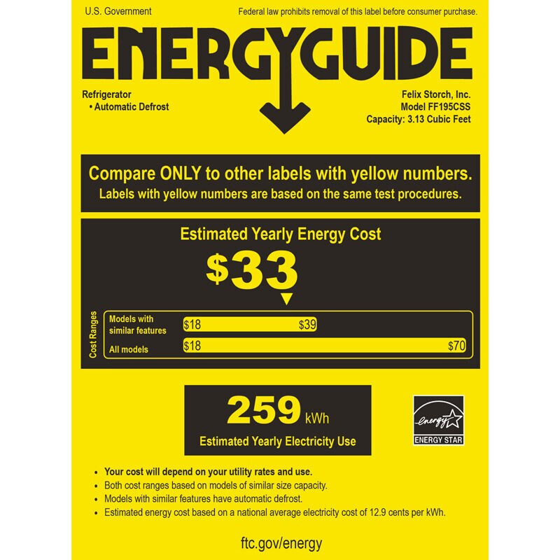 Summit 19 in. 3.1 cu. ft. Undercounter Refrigerator - Stainless Steel, , hires