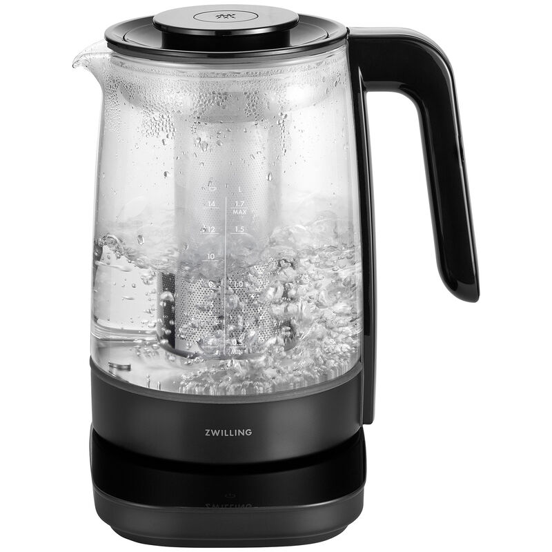 Zwilling Enfinigy 1.7-Liter Glass Electric Kettle - Black, , hires