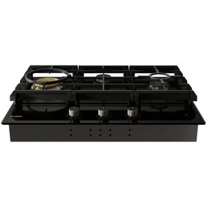 Fotile Tri-Ring Series 30 in. 3-Burner Natural Gas Cooktop with Simmer Burner & Power Burner - Black, , hires