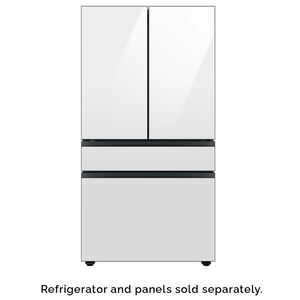 Samsung Bespoke 4-Door French Door Bottom Panel for Refrigerators - White Glass, , hires