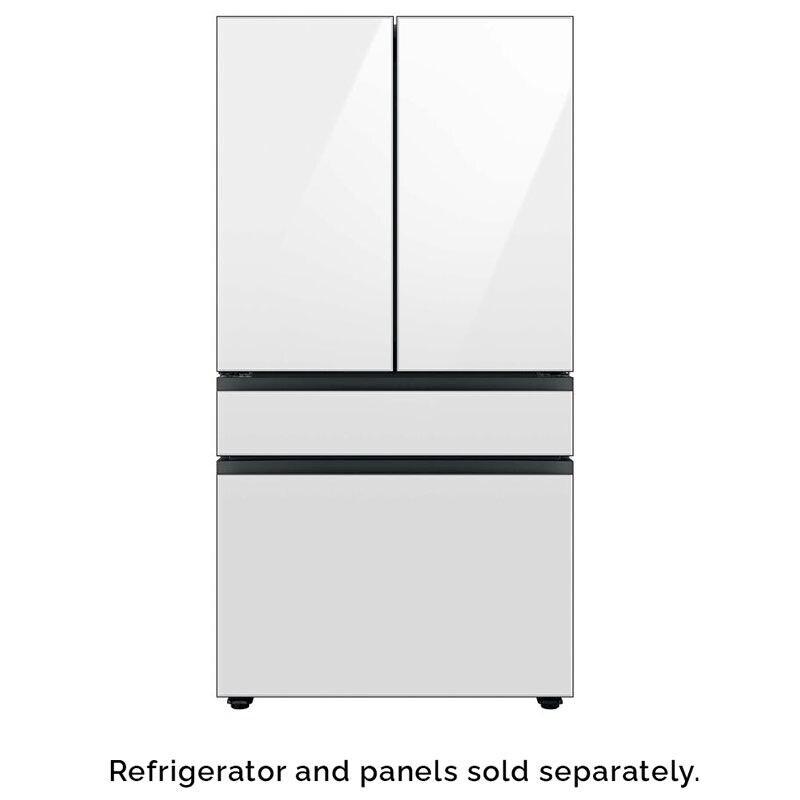 Samsung Bespoke 4-Door French Door Bottom Panel for Refrigerators - White Glass, , hires