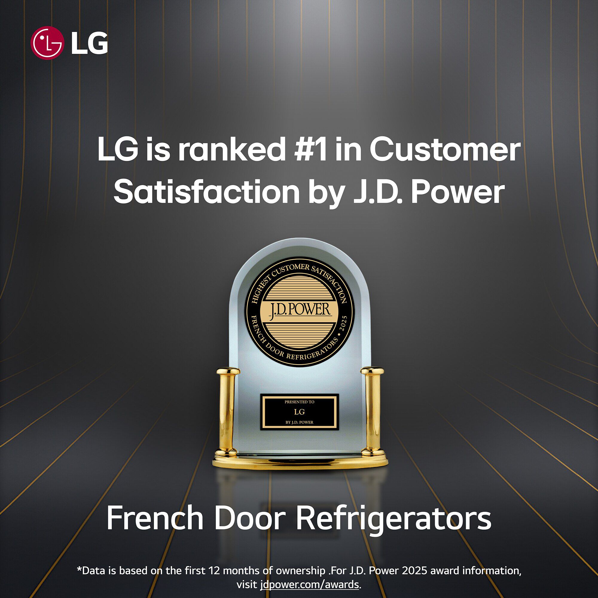 LG 36 in. 24.5 cu. ft. Smart Counter Depth 4-Door French Door