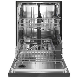 Maytag 24 in. Front Control Dishwasher with 50 dBa Sound Level & Pocket - Black, Black, hires