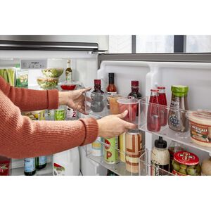 Whirlpool 28 in. 16.3 cu. ft. Top Freezer Refrigerator - Black, Black, hires