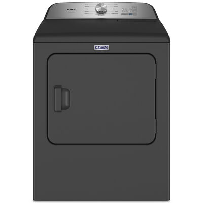 Maytag Pet Pro 29 in. 7.0 cu. ft. Electric Dryer with Pet Pro Option, Steam Cycle & Sensor Dry - Black | MED6500MBK