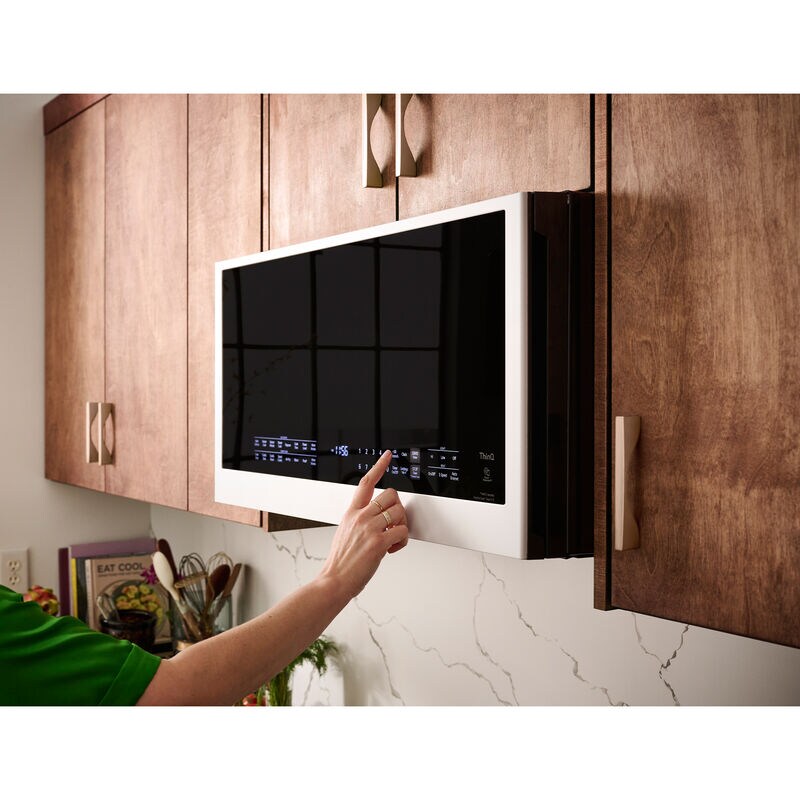 LG Studio 30 in. 1.7 cu. ft. 950W Smart Over-the-Range Microwave with 300 CFM, Convection & Sensor Cooking - Essence White, , hires