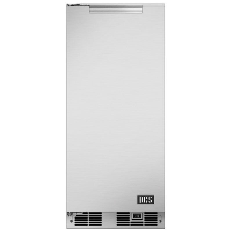 DCS 15 in. Built-In Undercounter Outdoor Ice Maker with 18 lb. Ice Storage, Auto-Defrost & Digital Control - Stainless Steel, , hires
