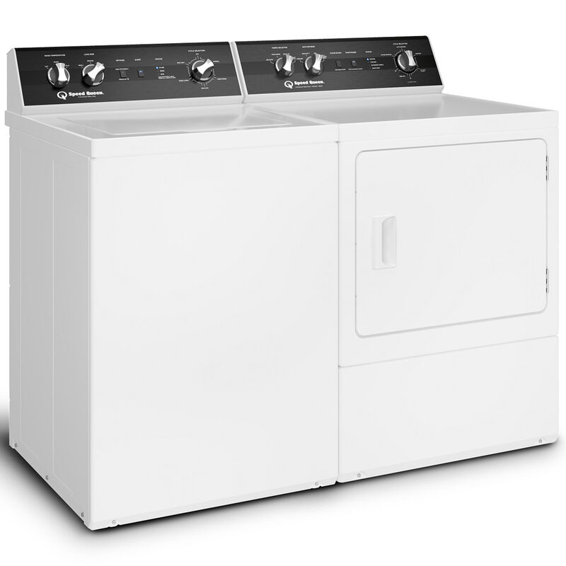 Speed Queen TR5 26 in. 3.2 cu. ft. Top Load Washer with Agitator & Perfect Wash - White, , hires