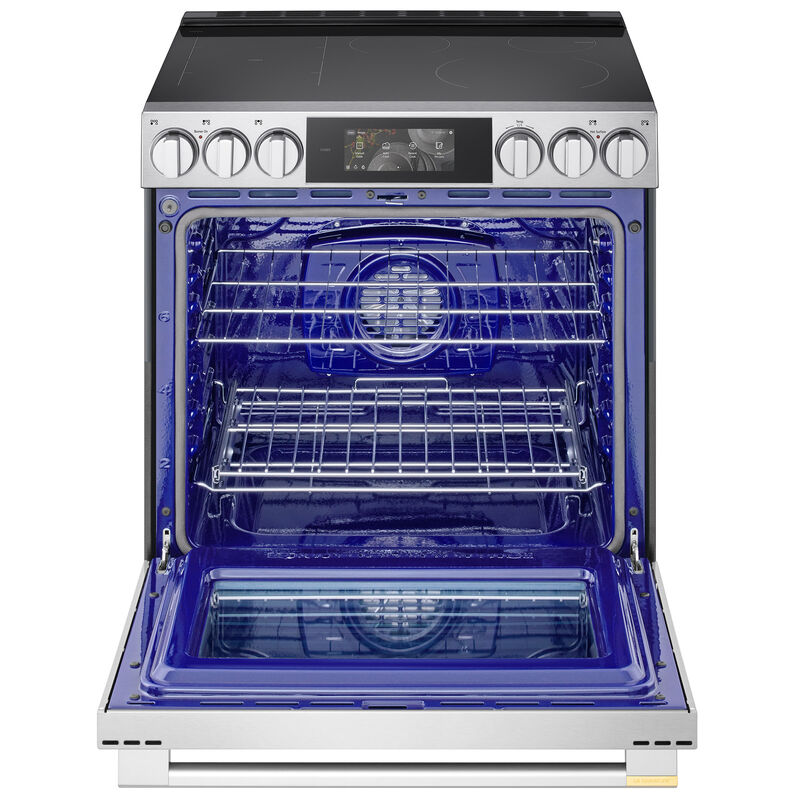 LG Signature 30 in. 6.3 cu. ft. Smart Air-Fry True European Convection Slide-in Electric Range with 4 Induction Burners & 1 Radiant Burner - PrintProof Stainless Steel, , hires