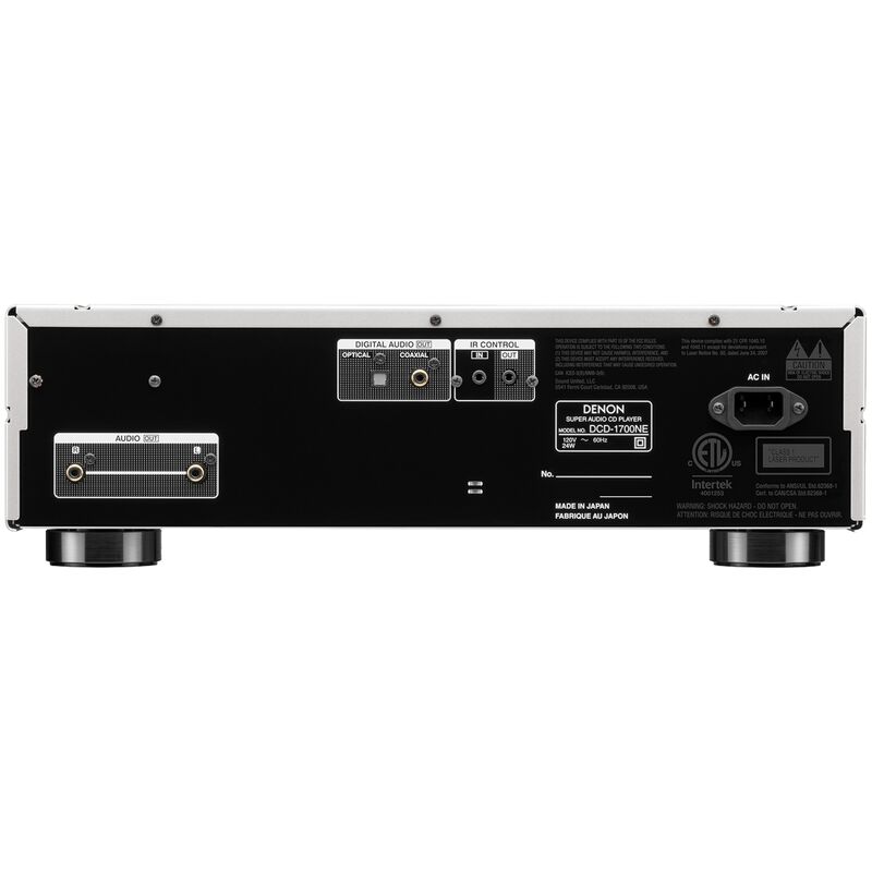 Denon CD/SACD player with Advanced AL32 Processing Plus - Silver, , hires
