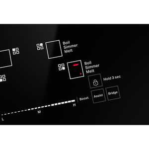 JennAir Rise Series 30 in. 6.4 cu. ft. Air Fry True European Convection Slide-In Electric Range with 4 Induction Burners - Stainless Steel, , hires