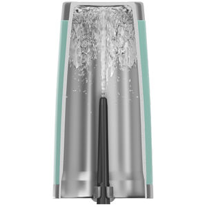 GE 24 in. Top Control Flush-Mount Dishwasher with 45 dBa Sound Level, 3rd-Rack, Dry Boost & Pocket Handle - White, White, hires