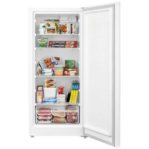Frigidaire 22 in. 7.1 cu. ft. Garage-Ready Single-Drawer Upright Compact Freezer with Adjustable Shelves - White, , hires