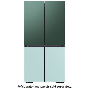 Samsung Bespoke 4-Door Flex Bottom Panel for Refrigerators - Morning Blue Glass, , hires