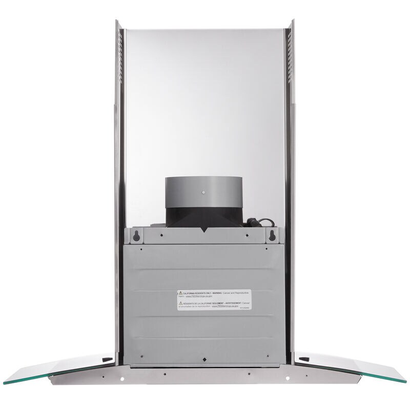 Whirlpool 30 in. Convertible Chimney Style Range Hood with 400 CFM, 3 Fan Speeds & 2 LED Lights - Stainless Steel, , hires